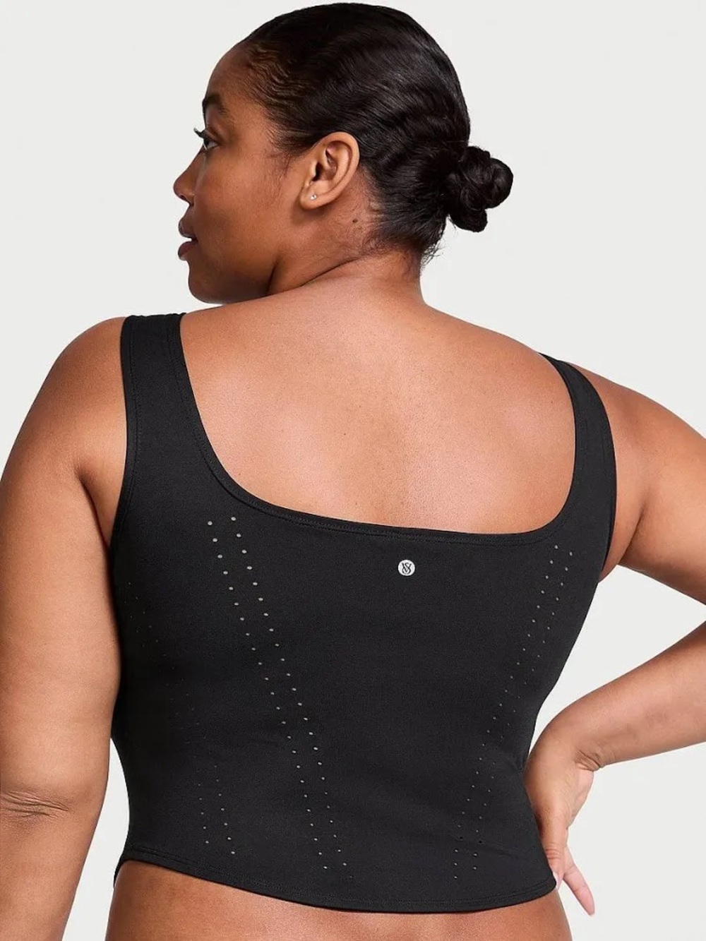 VS Essential Perforated Corset Top - Picture 6 of 9